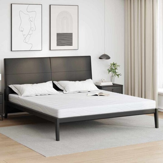 vidaXL Madrass Medium 200 x 200 cm Hvit