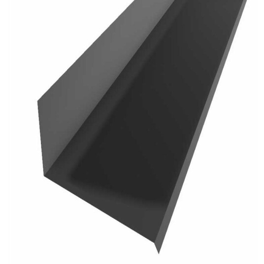 Vinkelbsl Innv 15x15cm 2m Sort