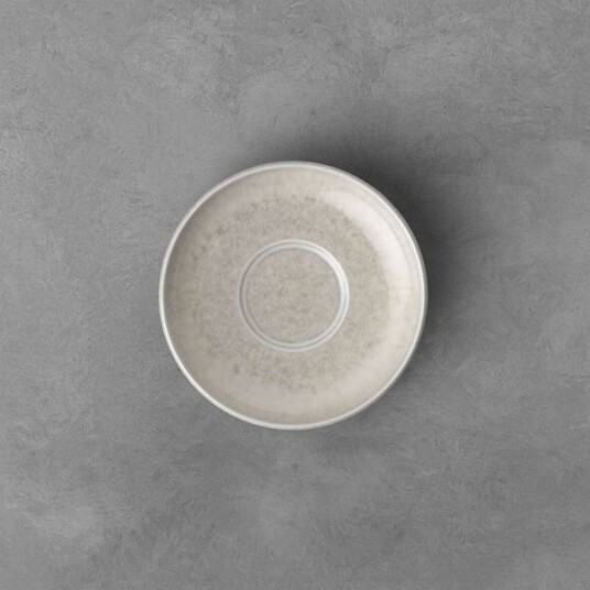 Perlemor Underskål til Kaffekopp Ø 12,5 cm Porselen Beige