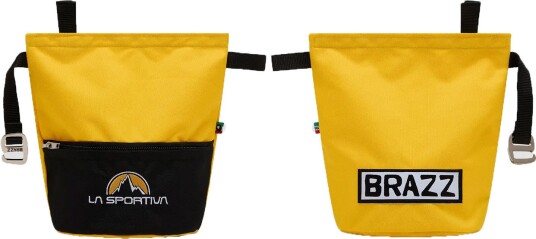 La Sportiva Leftover Chalk Bag Black/yellow OneSize La Sportiva Leftover Chalk Bag Black/yellow OneSize
