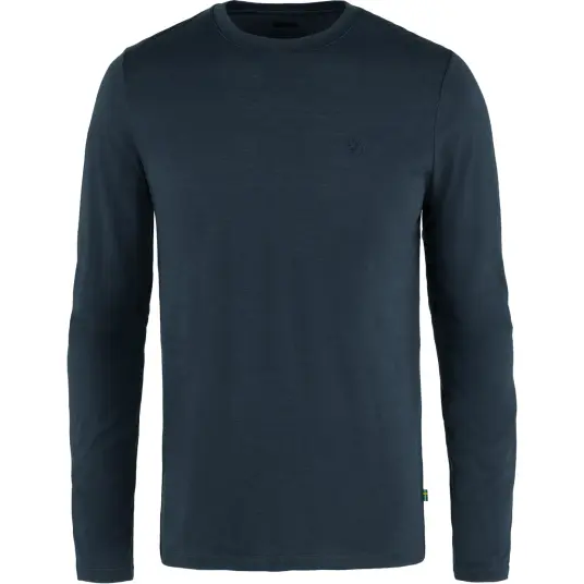 Trøye til herre Fjellreven Abisko Wool LS M 555
