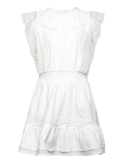 The New Takala Embroidery Dress White 110 116