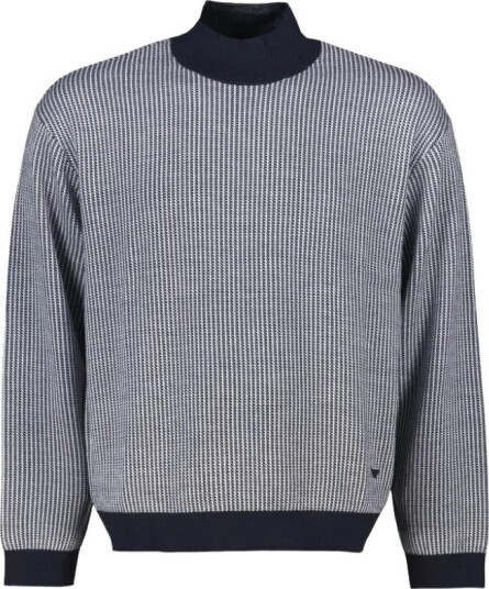 Giorgio Armani Emporio Armani Herre Strikkevarer Blå L Giorgio Armani Emporio Armani Herre Strikkevarer Blå L