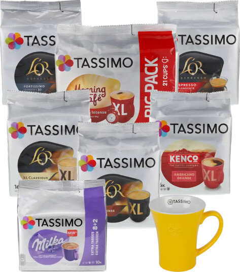 Startpakke 111 kapsler til Tassimo