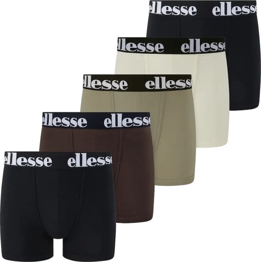 Ellesse Nurra Trunks (5 Pack) BLACK BEIGE L Ellesse Nurra Trunks (5 Pack) BLACK BEIGE L