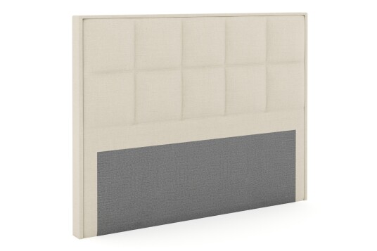 Rutet Sengegavl Choice 210 cm Beige