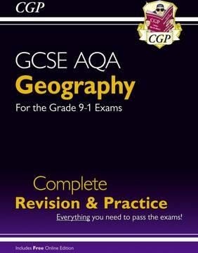New Gcse Geography Aqa Complete Revision & Practice Includes Online Edition, Videos & Quizzes Av Cgp Books