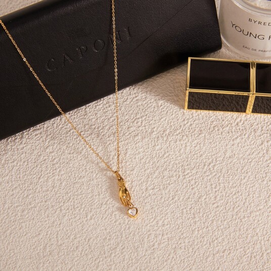 Céleste Necklace Corisande Rose 18K Gold