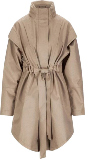 Brgn by Lunde & Gaundal Dame Frakker Beige M/L,