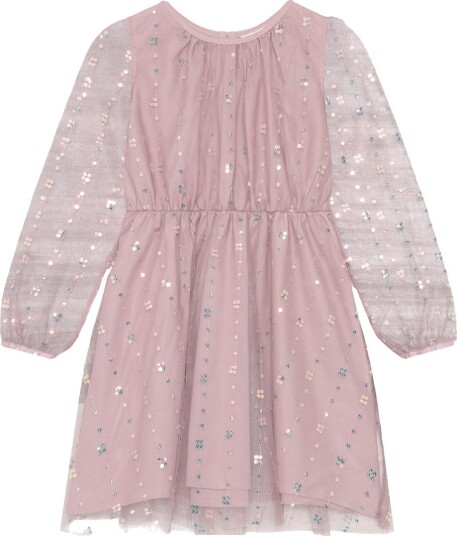 Minymo Kjole - Tyll - Twilight Mauve - Minymo - 9 år (134) - Kjole - Rosa