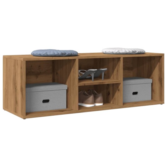 Skohylle artisan eik 105x35x35 cm konstruert tre 8721158438287 Skohylle artisan eik 105x35x35 cm konstruert tre 8721158438287