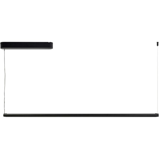 Hay Factor Linear Suspension Lamp Diffused 1500 / Soft - svart