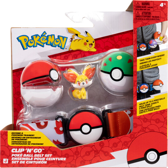 Pokémon Fenniken Clip "N" Go Beltesett - Hvit - Leketøy Pokémon Fenniken Clip "N" Go Beltesett - Hvit - Leketøy
