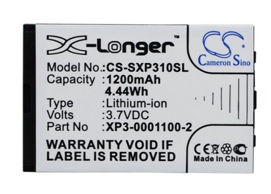 Socketmobile XP3 Enduro batteri (1200 mAh 3.7 V)
