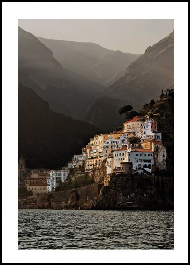 Sunset in Amalfi Plakat Plakat / 70x100cm
