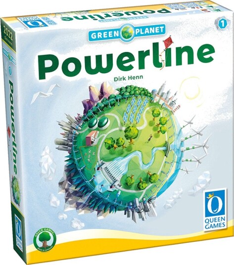 Queen Games Powerline Brettspill Engelsk 8+ År 1-6 Spillere