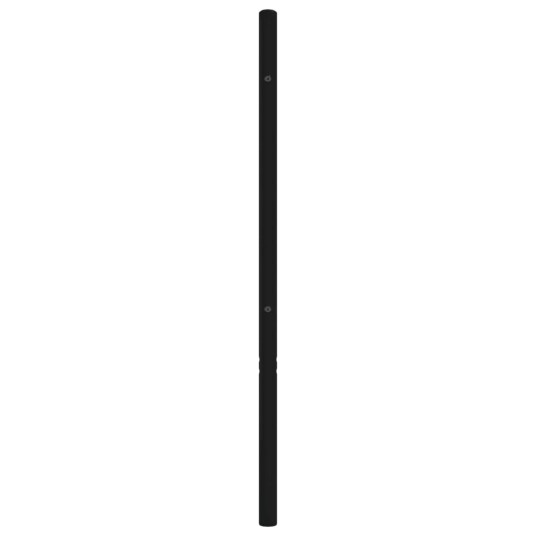 vidaXL Sengegavl i metall svart 80 cm