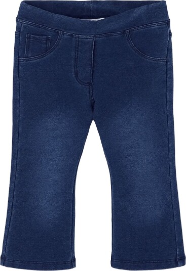Boboli Fleece Denim Trousers For Girl Bci BLUE 122