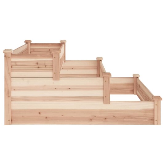 vidaXL Høybed 120x120x56 cm heltre gran