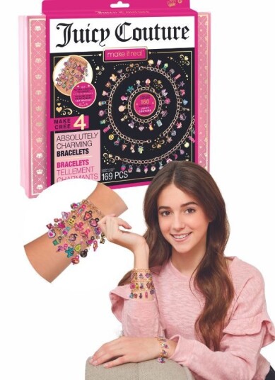 Make It Real Juicy Couture Absolutely Charming Bracelets lag 4 armbånd med charms Make It Real Juicy Couture Absolutely Charming Bracelets lag 4 armbånd med charms