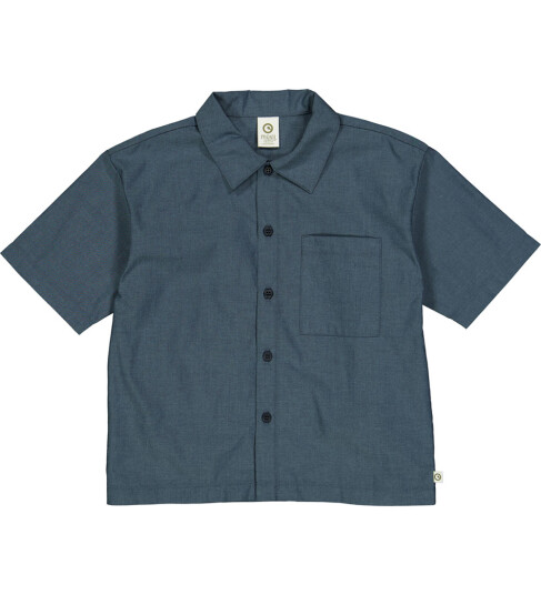 Müsli Skjorte Chambray Chambray 4 år 104 Skjorte K/E Blå