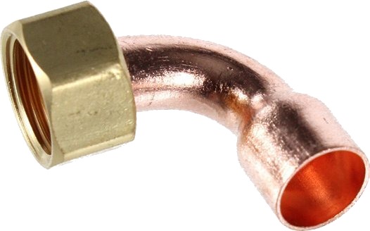 Conex Copper Luk 90 Med Topp. Forsegle. 18X3/4 25/150
