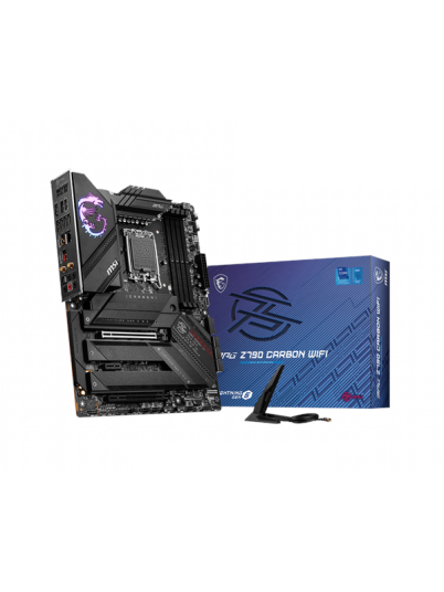 MSI MPG Z790 CARBON WIFI - Intel Z790 - Intel LGA1700 socket - DDR5 RAM - ATX