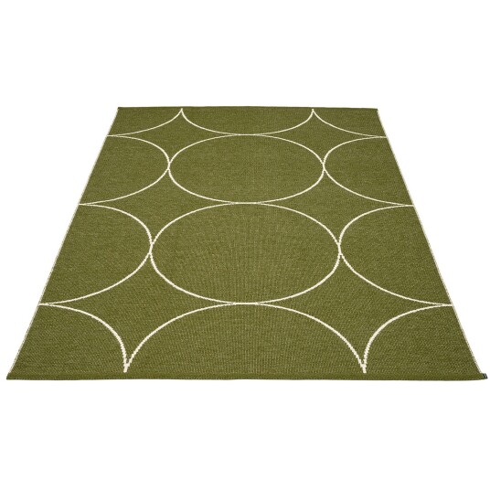 Pappelina Boo matte 70x100 cm dark olive / vanilla