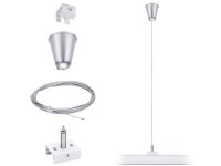 Paulmann Lavspændings-wiresystem-komponenter Loftplacering Hvid 95584 ProRail3 Steel Wire Suspension