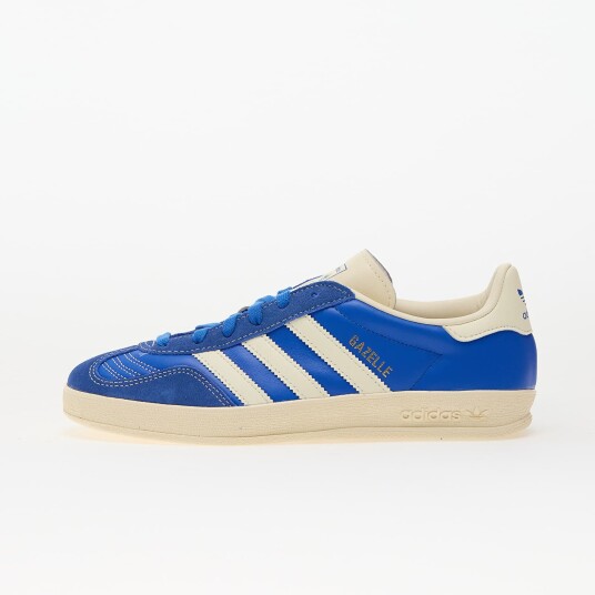 Joggesko adidas Gazelle Indoor Blue/ Crew White/ Gold Metallic EUR 44