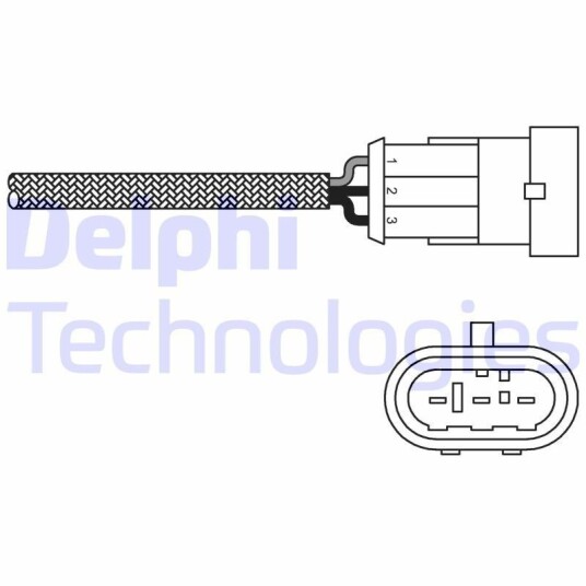 Lambdasonde DELPHI ES10971 12B1