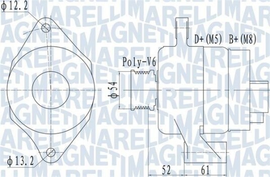 Dynamo MAGNETI MARELLI 063732049010