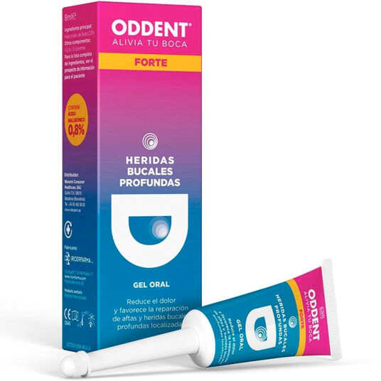 Gel for munnsår ODDENT Forte Deep Mouth Wounds 8 ml Gel for munnsår ODDENT Forte Deep Mouth Wounds 8 ml