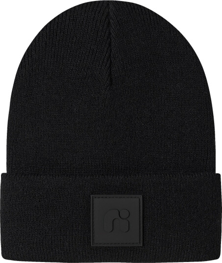 Name It Nmnmalik Knit Beanie Badge1 Black 50 52