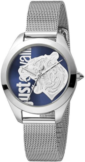 Just Cavalli Dameklokke JC1L210M0035 Pantera Blå/Stål Ø32 mm