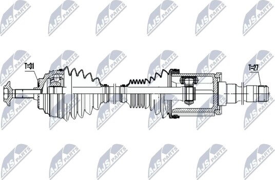 Nty Drivaksel NTY NPW BM 050