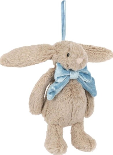 Jellycat Bashful Beige Bunny Decoration Julepynt