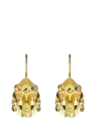 CAROLINE SVEDBOM Mini Drop Clasp Earrings Gold Guld One Size