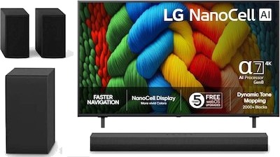 LG 50" NANO80 AI 4K NanoCell smart-TV T242441O938-BNDL LG 50" NANO80 AI 4K NanoCell smart-TV T242441O938-BNDL