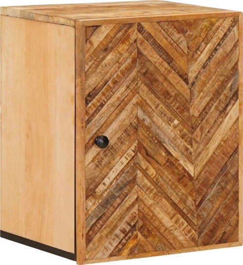 Hengende skap med dør Brun 38 x 33,5 x 48 cm Massiv mango tre Hengende skap med dør Brun 38 x 33,5 x 48 cm Massiv mango tre