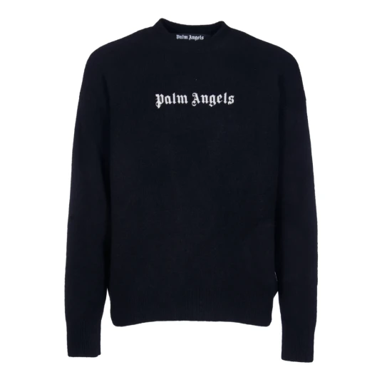 Palm Angels Herre Strikkevarer Svart S Palm Angels Herre Strikkevarer Svart S