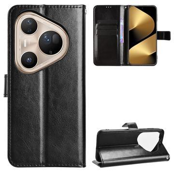 Huawei Pura 80 Ultra Lommebokveske med Stativ   Svart
