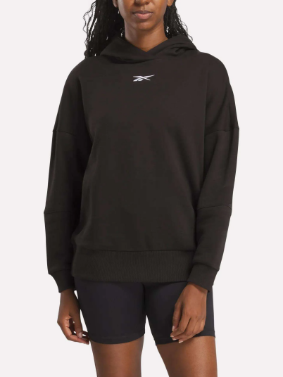 Reebok Lux Hoodie Sort S Reebok Lux Hoodie Sort S