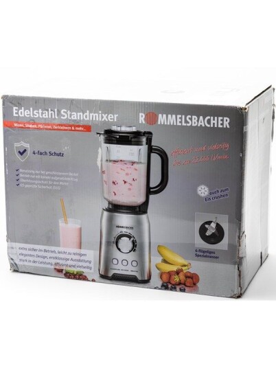 Rommelsbacher MX 1250 Mikser 1,75L 1200W Rustfritt Stål
