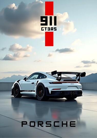 Plakat Porsche 911 GT3 RS