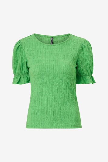 Pieces Topp pcLullu SS Top Grønn