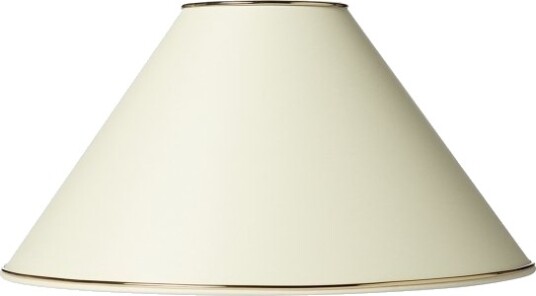 Skjerm Til Lampe Marie Høyde 20,5 Cm Krem M/Guldkant