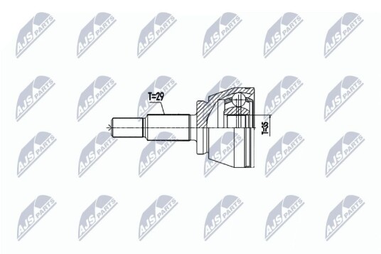 Nty Drivknute drivaksel NTY NPZ RE 057