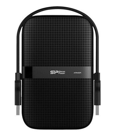 Silicon Power Armor A60 - Ekstern Harddisk - 1TB - Svart Silicon Power Armor A60 - Ekstern Harddisk - 1TB - Svart
