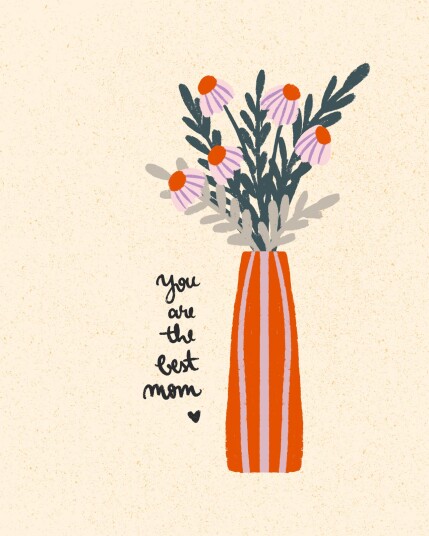 Namly Design Plakat Blomster Vase Kunst POSTERNZXR8L